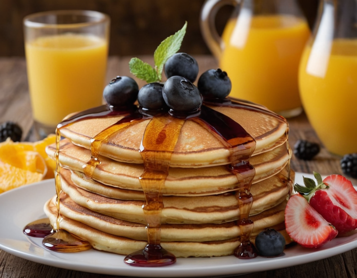 Vanille-Protein-Pancakes (vegan)