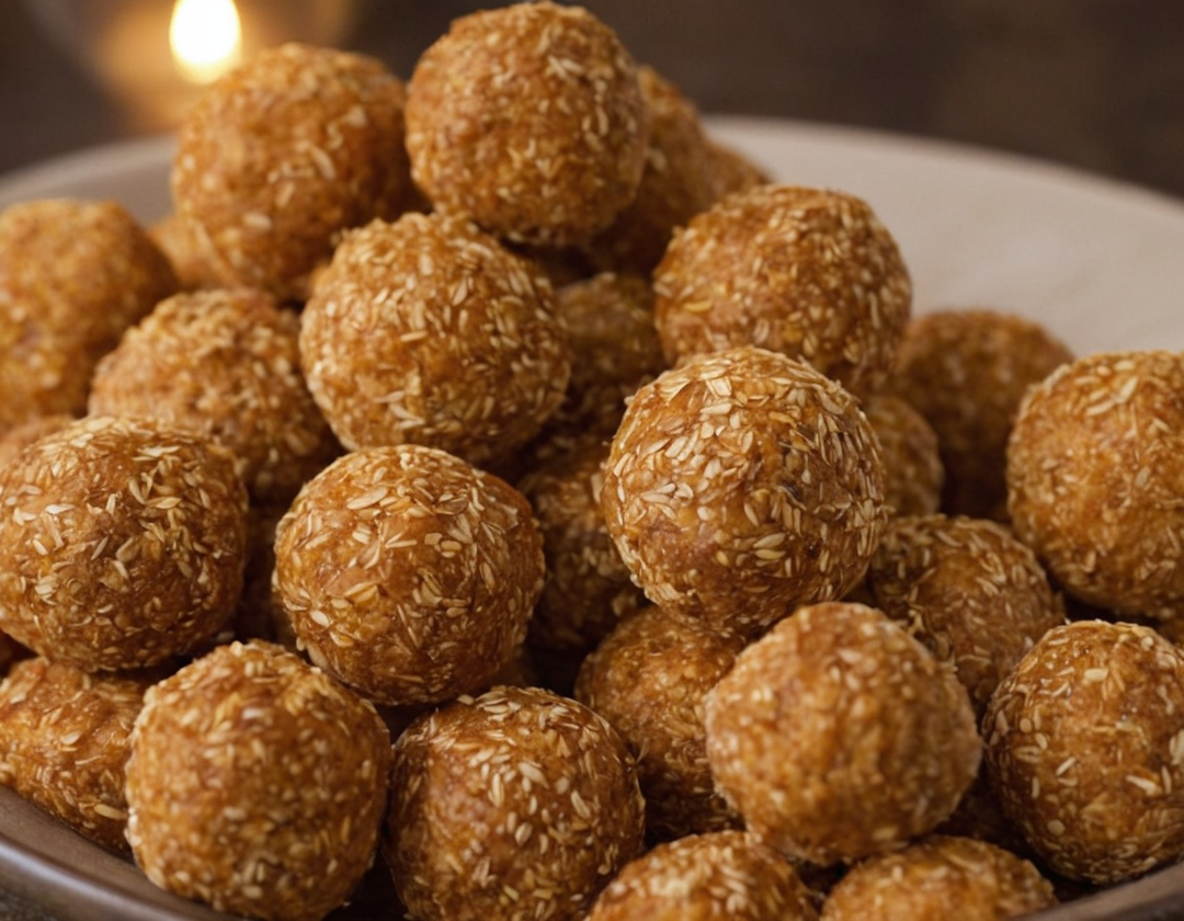 Vegane Vanille Energie Protein Balls